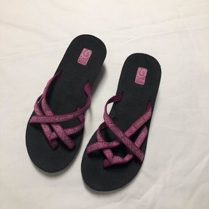 Teva platform heel sandals